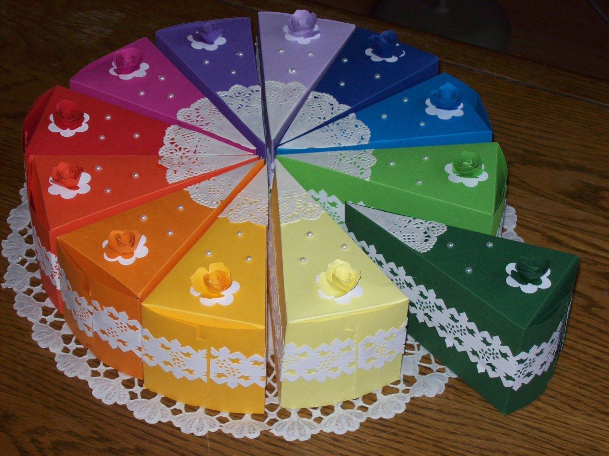 Торт из бумаги