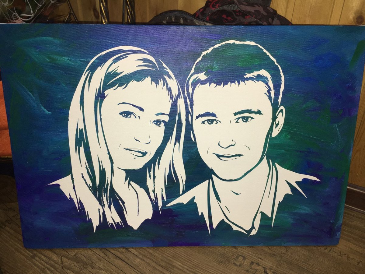 Арт портрет своими руками