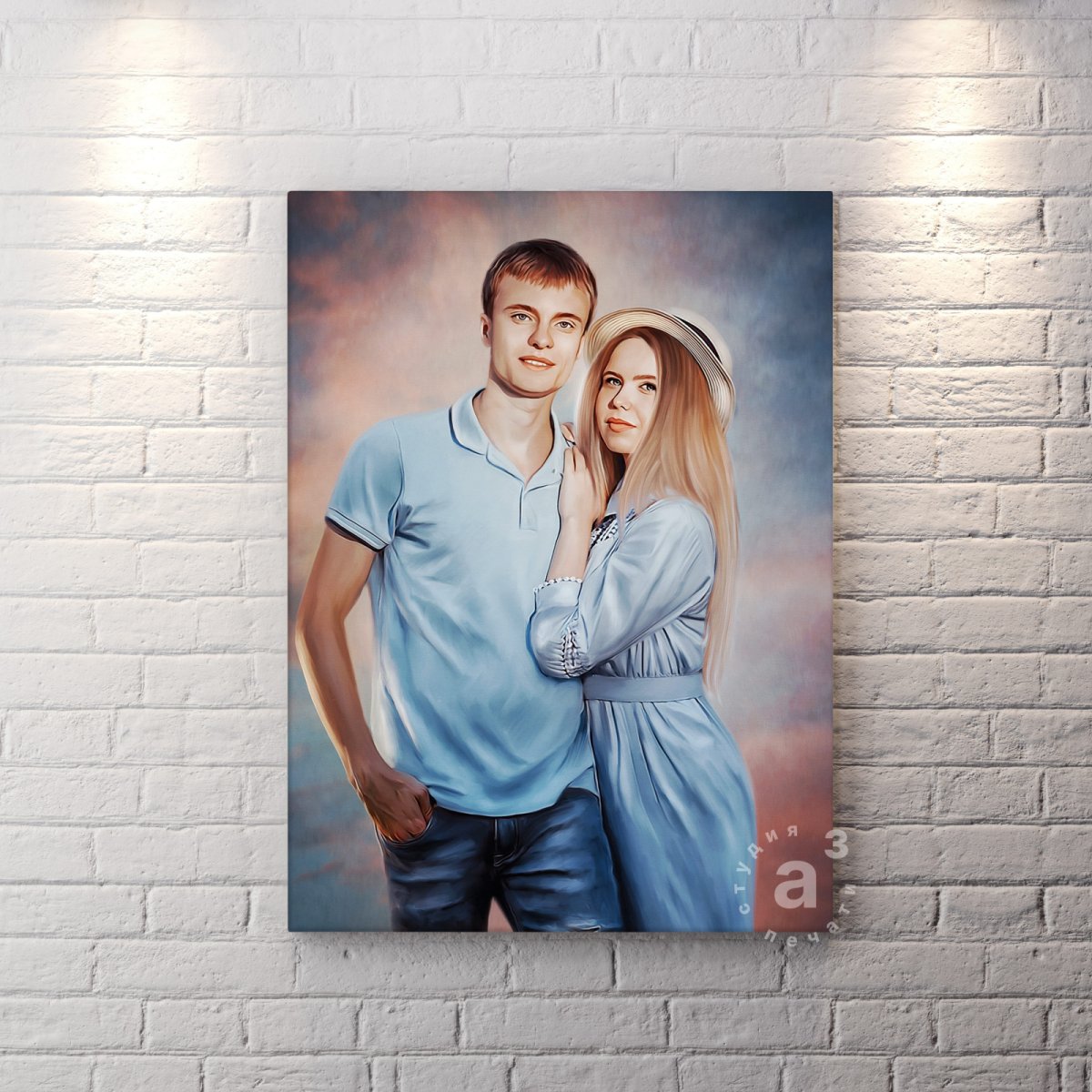 Портрет на холсте