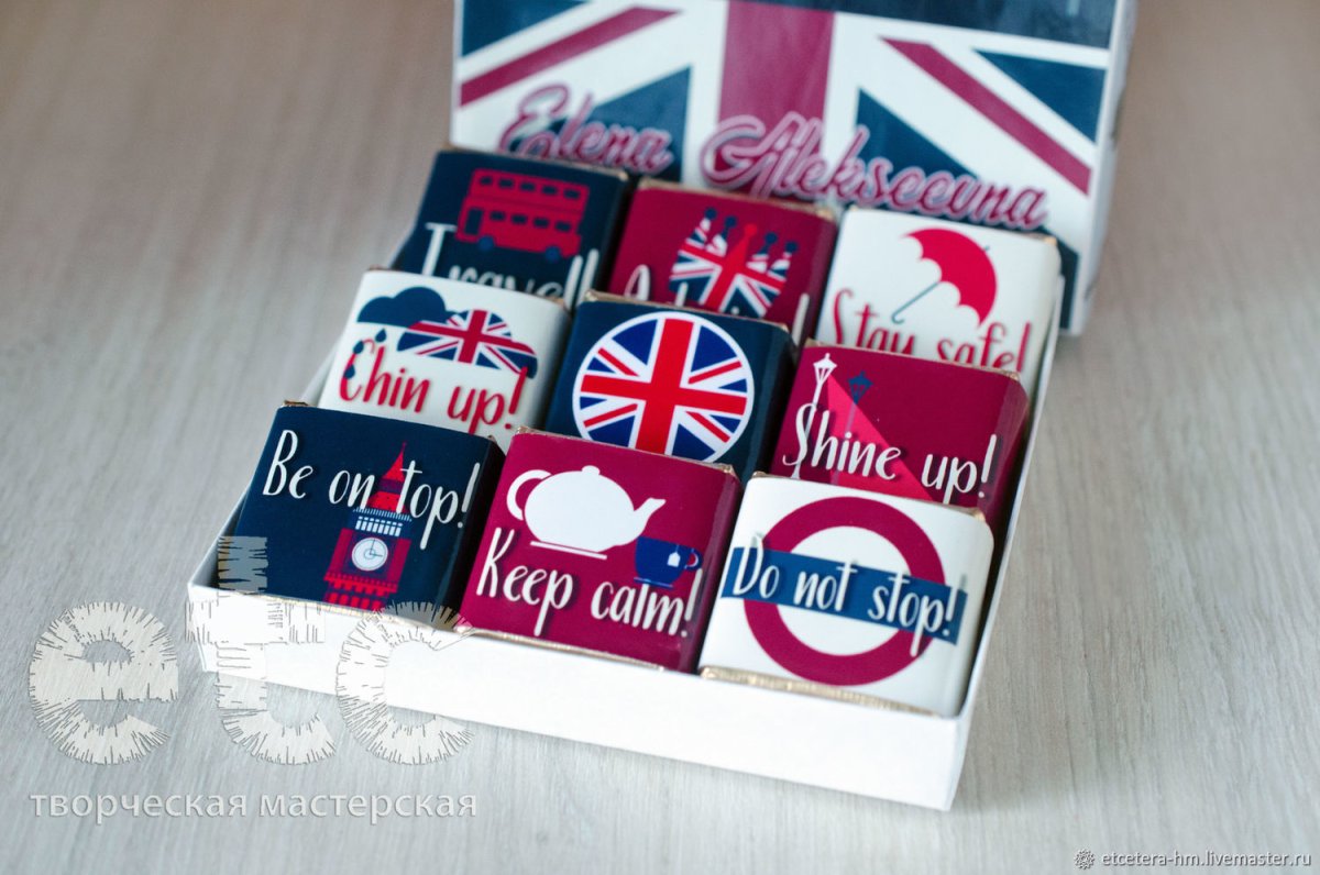 Шокобоксы для учителя английского языка