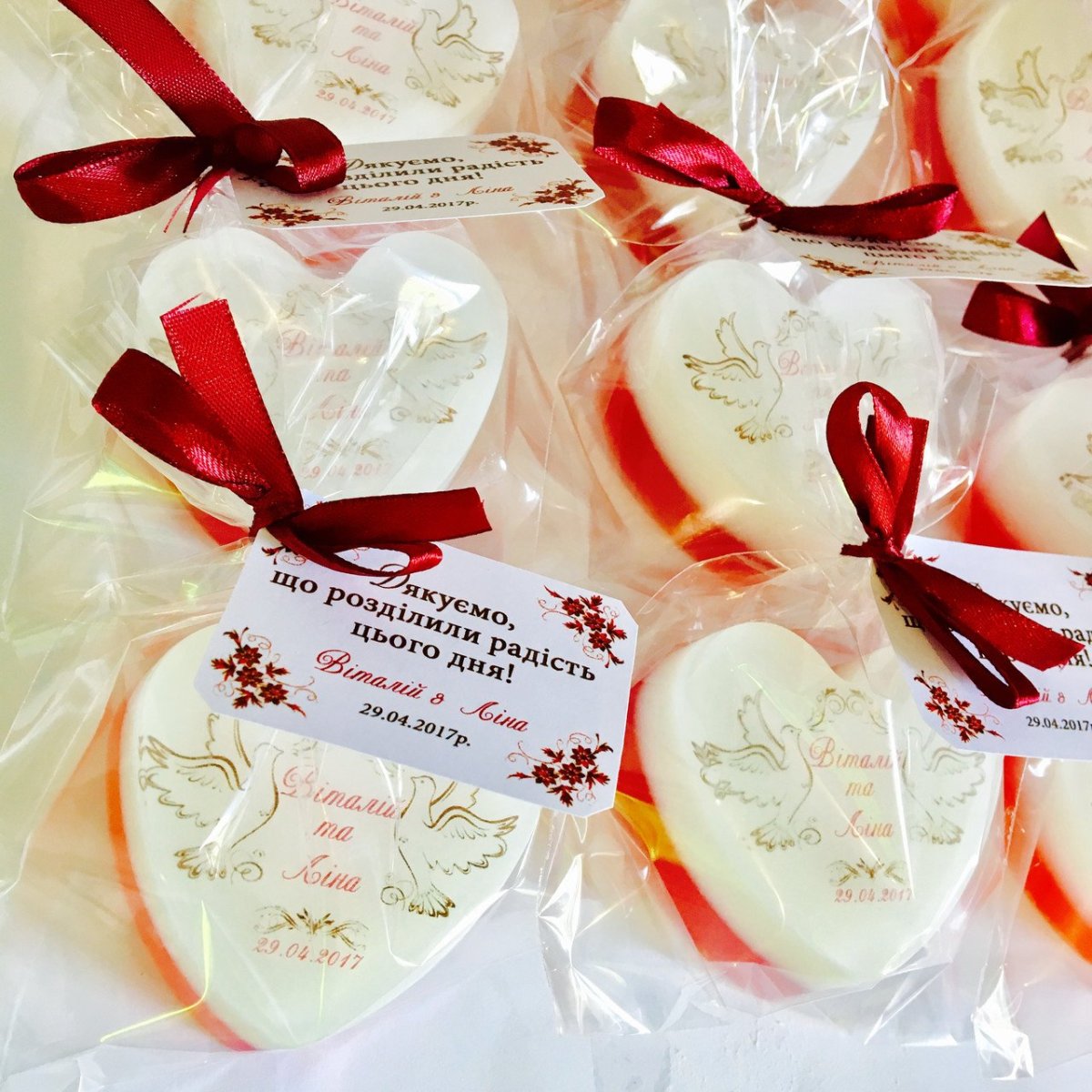 Шоколад с фотографией на свадьбу