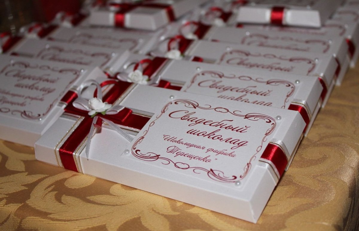 Подарки гостям на свадьбе от молодоженов