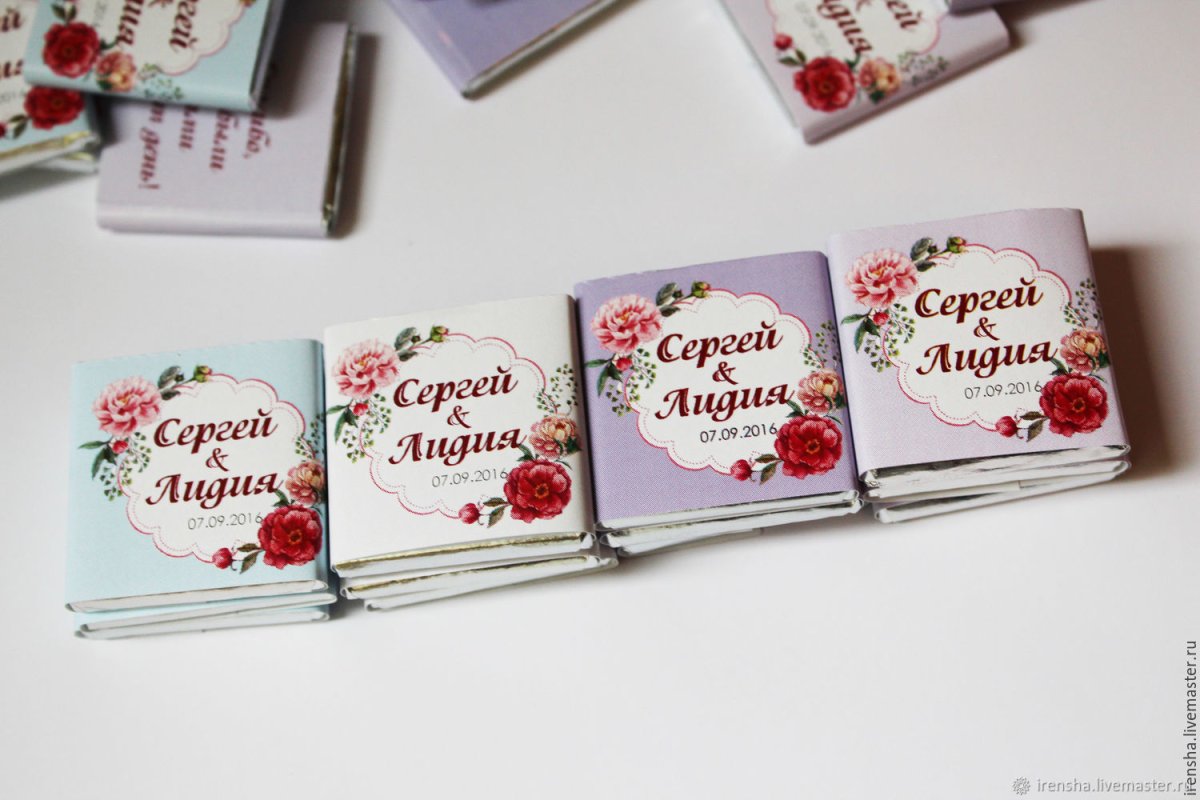 Подарки гостям на свадьбу из дерева