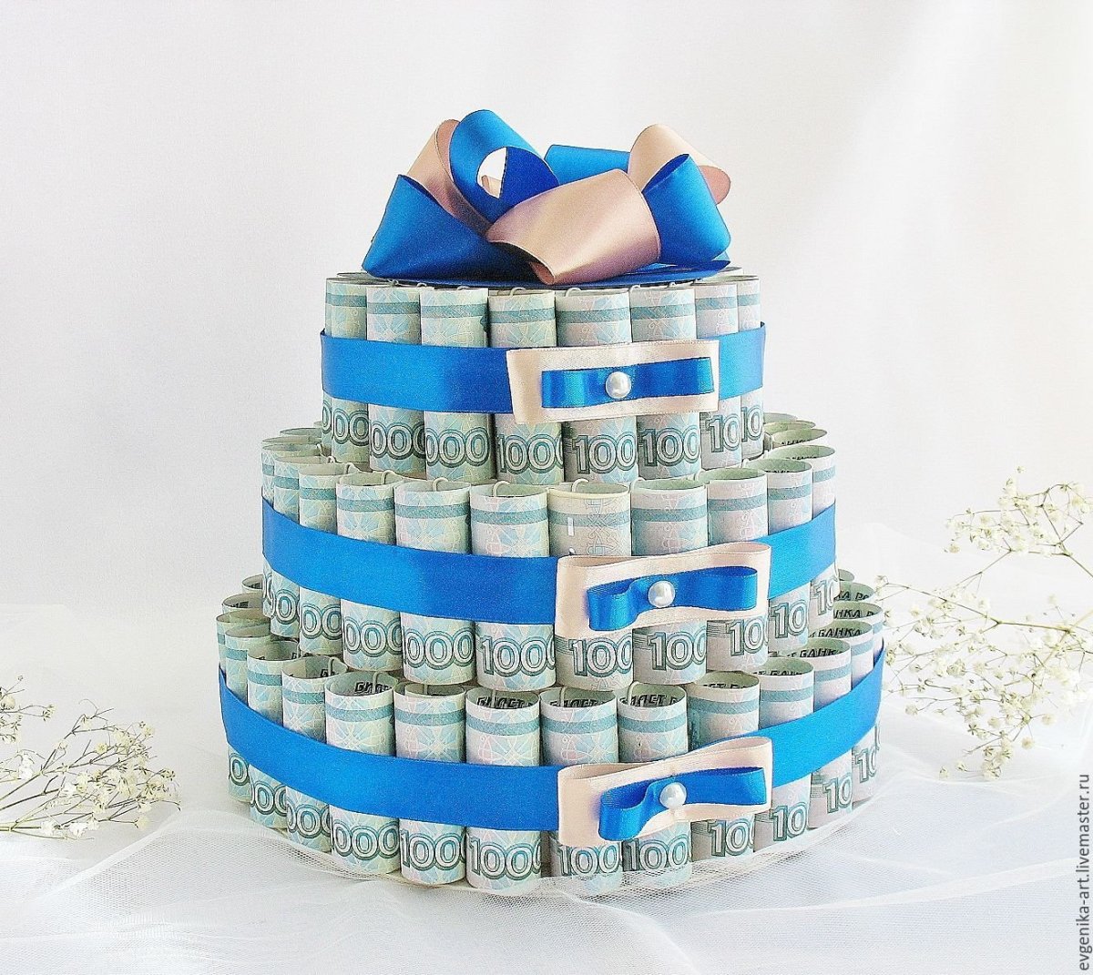 Денежный торт