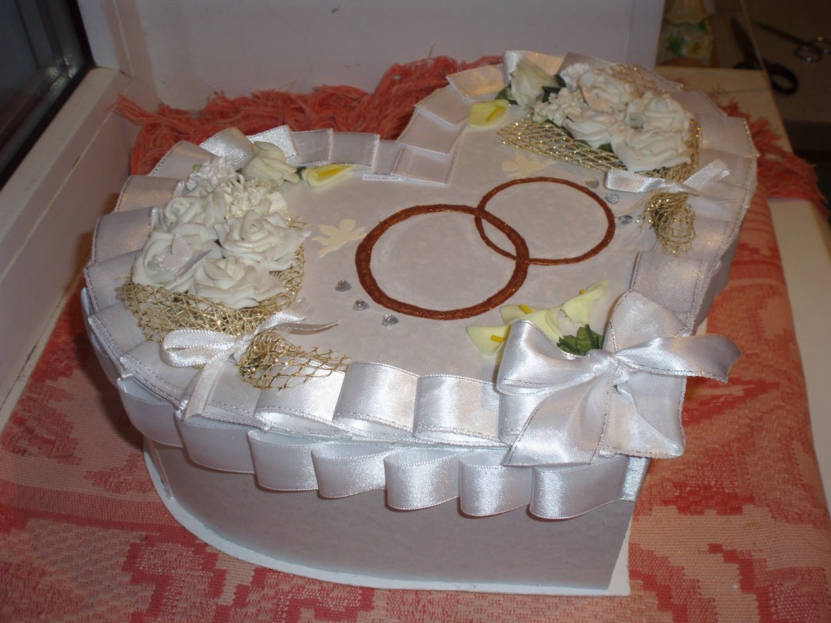 Подарок для новобрачных своими руками