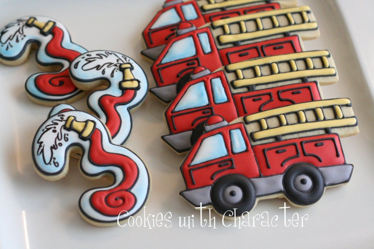 Пирожные для пожарного