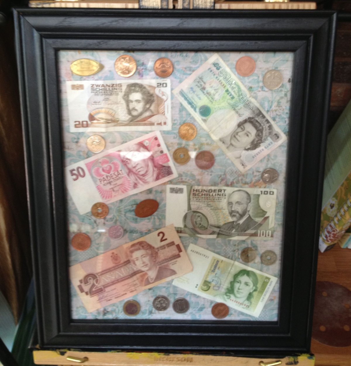 Подарок на свадьбу оригинальный в рамке