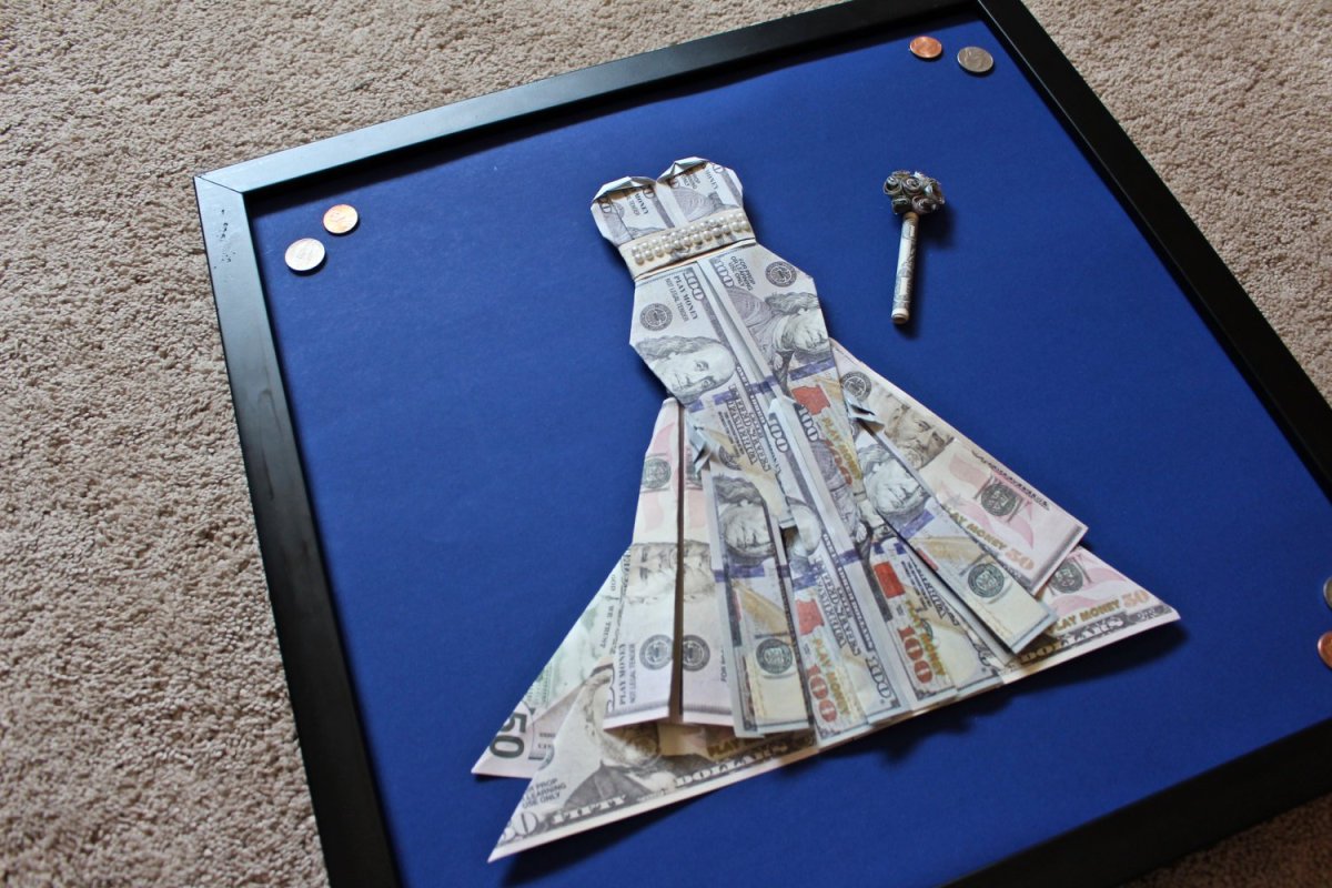 Оригинальная открытка для денег