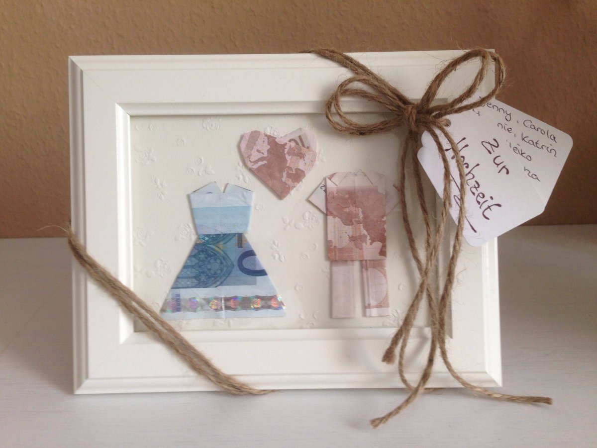 Оригинальный подарок из купюр