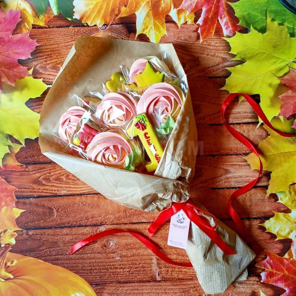 Пряничный букет на 1 сентября