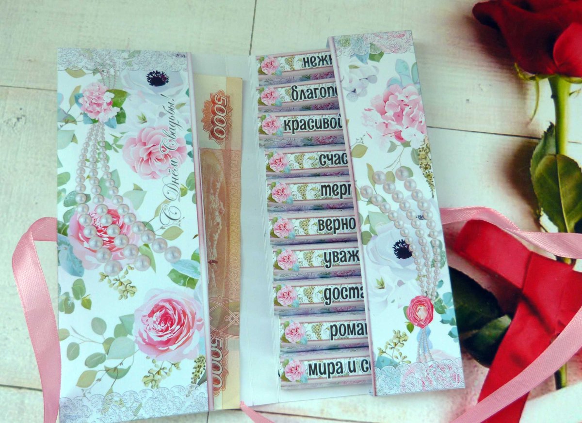 Оригинальный подарок деньги в рамке