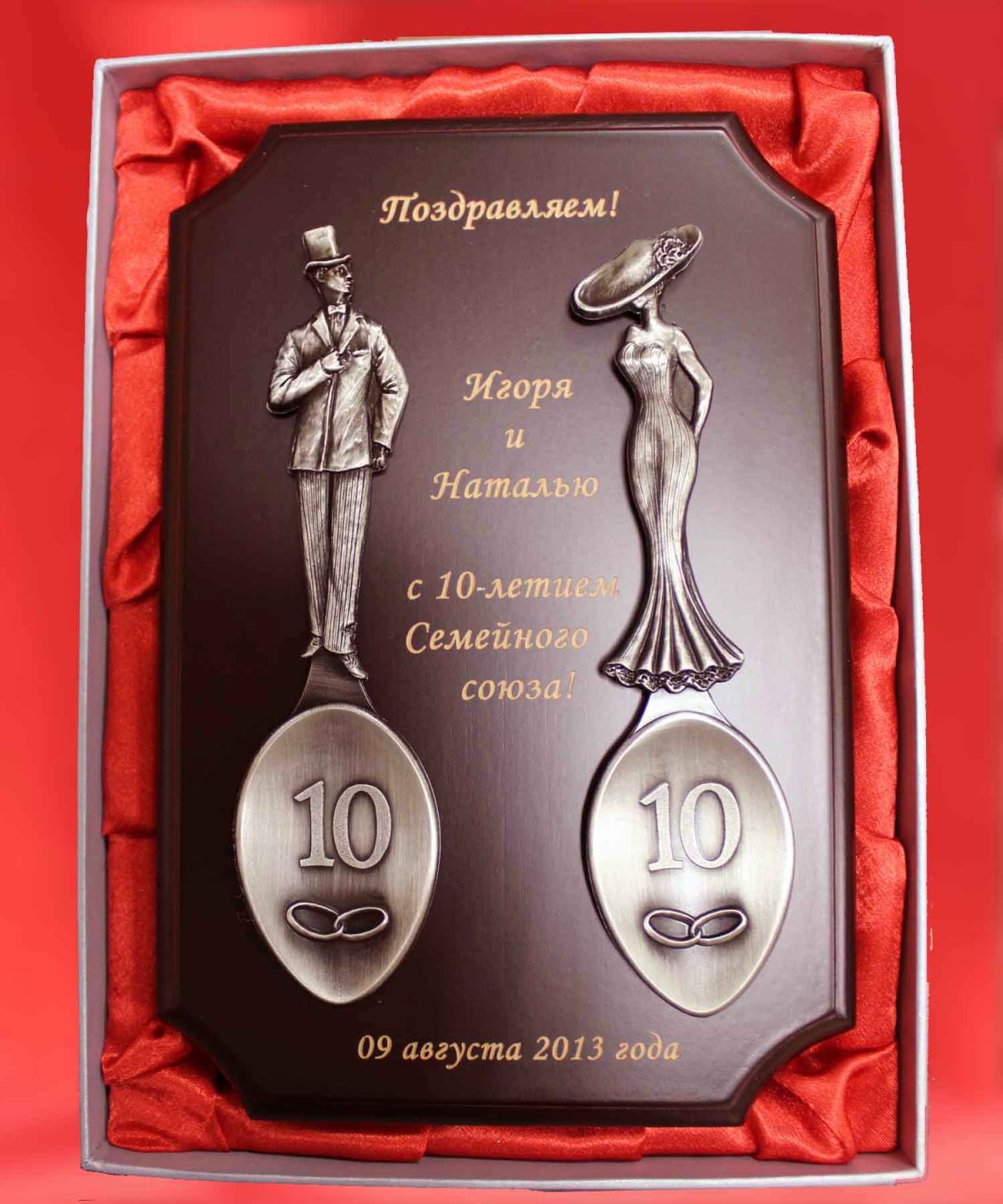 Серебряный подарок на серебряную свадьбу