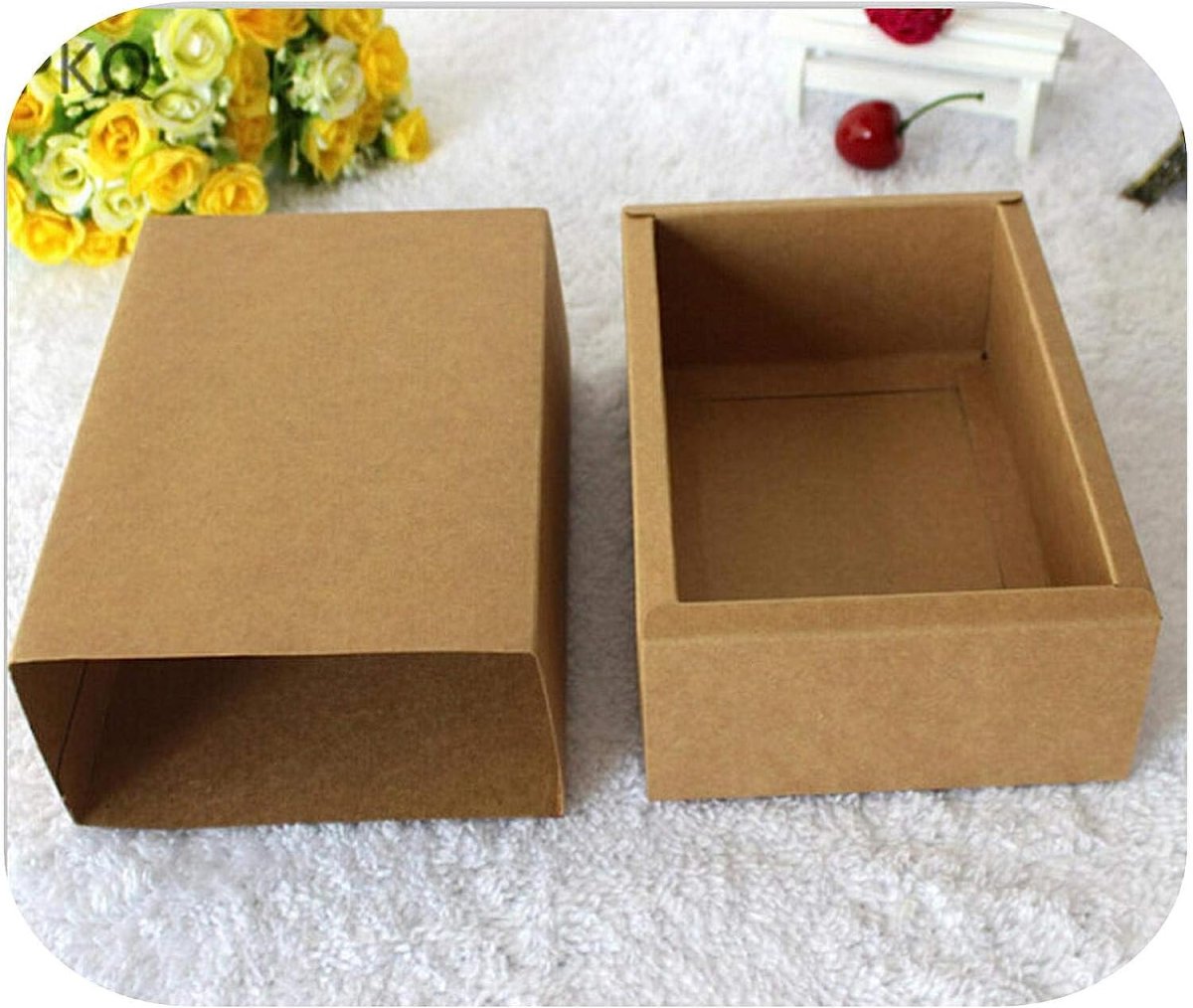 Подарочные коробки в стиле крафт